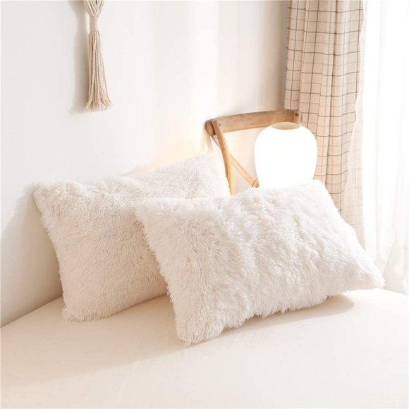 XeGe 3 Piece Fluffy Faux Fur Duvet Cover Set Queen, Luxury  New Luxury Faux Fur Duvet Cover,Cute Plush Comforter Set (1 Faux Fur Duv…